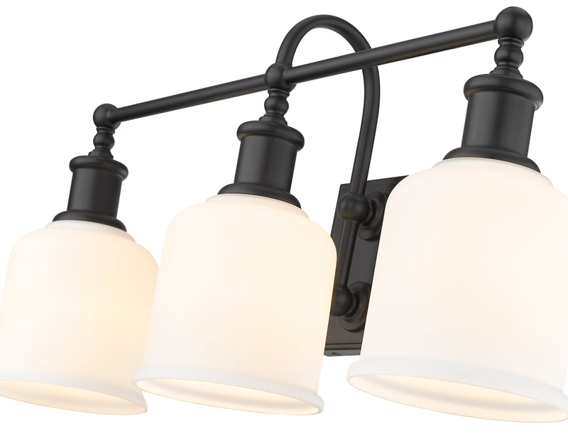 Bryant 3 Light 24" Vanity in Matte Black