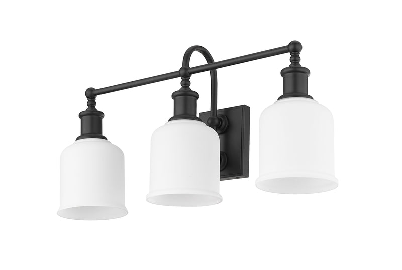 Bryant 3 Light 24" Vanity in Matte Black