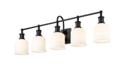 Bryant 5 Light 40.5" Vanity in Matte Black