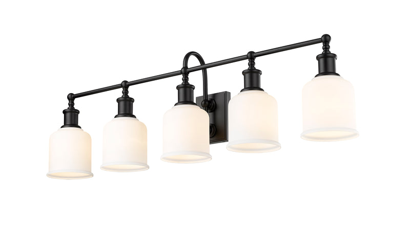 Bryant 5 Light 40.5" Vanity in Matte Black