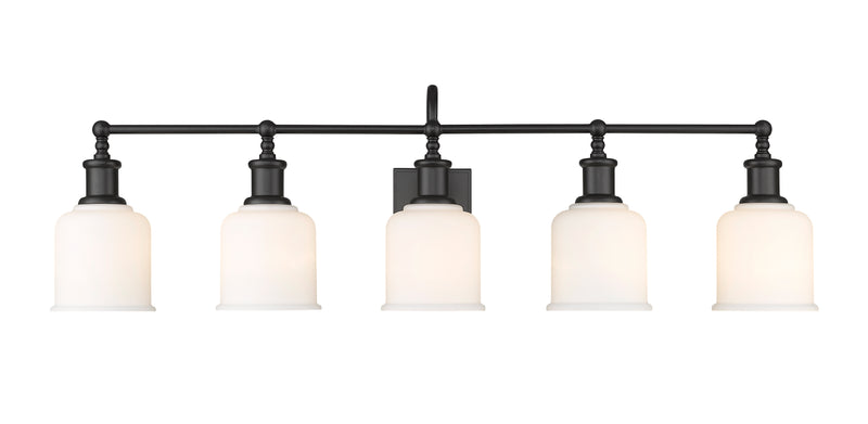 Bryant 5 Light 40.5" Vanity in Matte Black