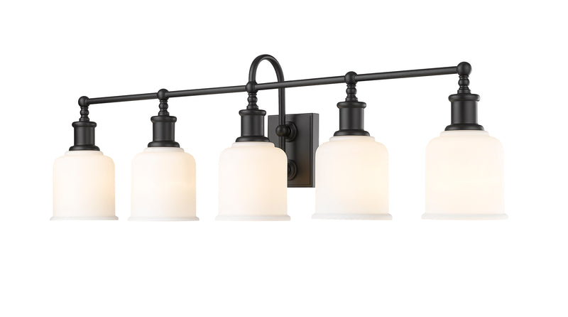 Bryant 5 Light 40.5" Vanity in Matte Black