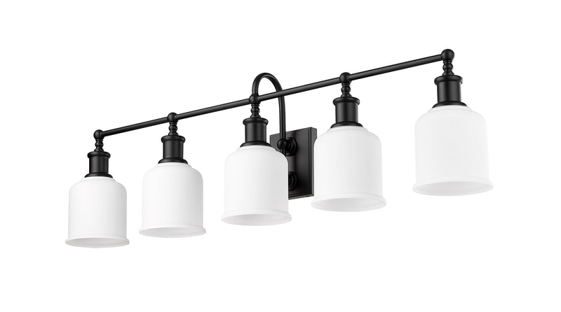Bryant 5 Light 40.5" Vanity in Matte Black