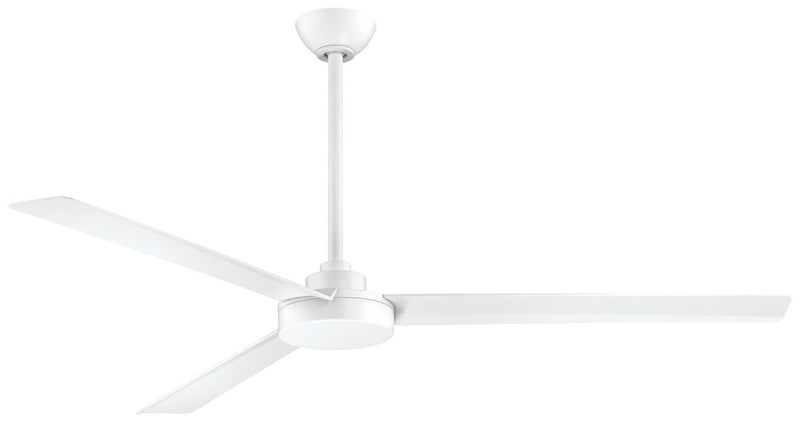 Roto XL 62" Outdoor Ceiling Fan in Flat White