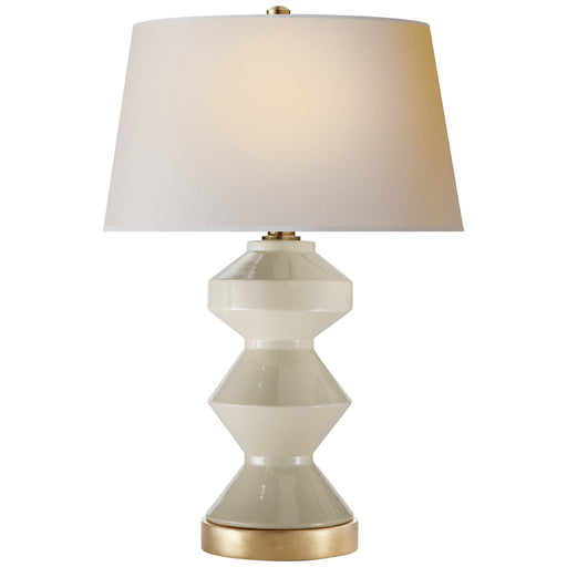 Weller One Light Table Lamp in Coconut Porcelain