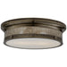 Alderly Two Light Flush Mount in Bronze