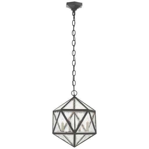 Zeno Four Light Lantern in Aged Iron