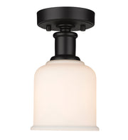 Bryant 1 Light 5.5" Flush Mount in Matte Black