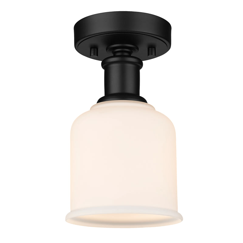 Bryant 1 Light 5.5" Flush Mount in Matte Black