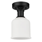 Bryant 1 Light 5.5" Flush Mount in Matte Black