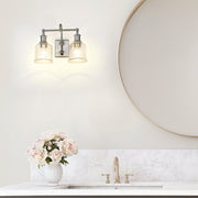 Bryant 2 Light 16" Vanity in Brushed Nickel in a room setting