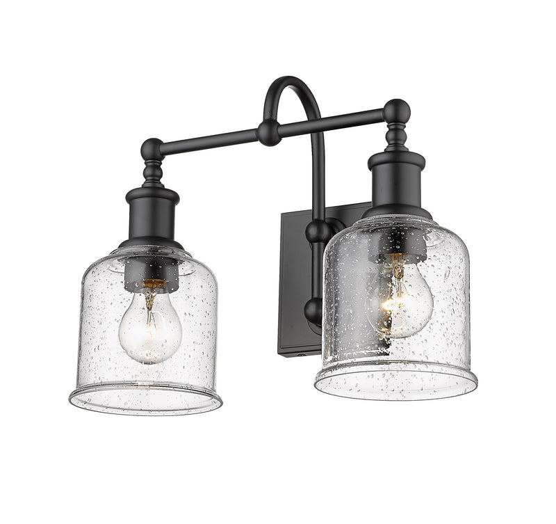 Bryant 2 Light 16" Vanity in Matte Black