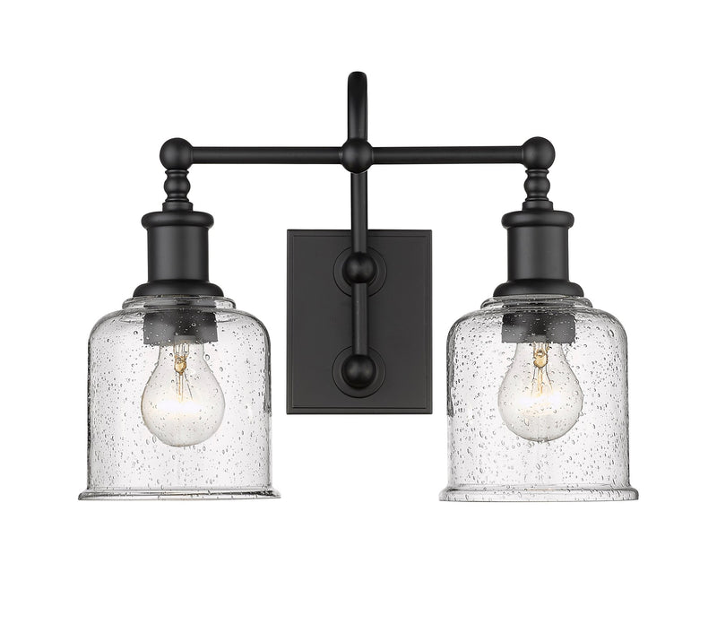 Bryant 2 Light 16" Vanity in Matte Black