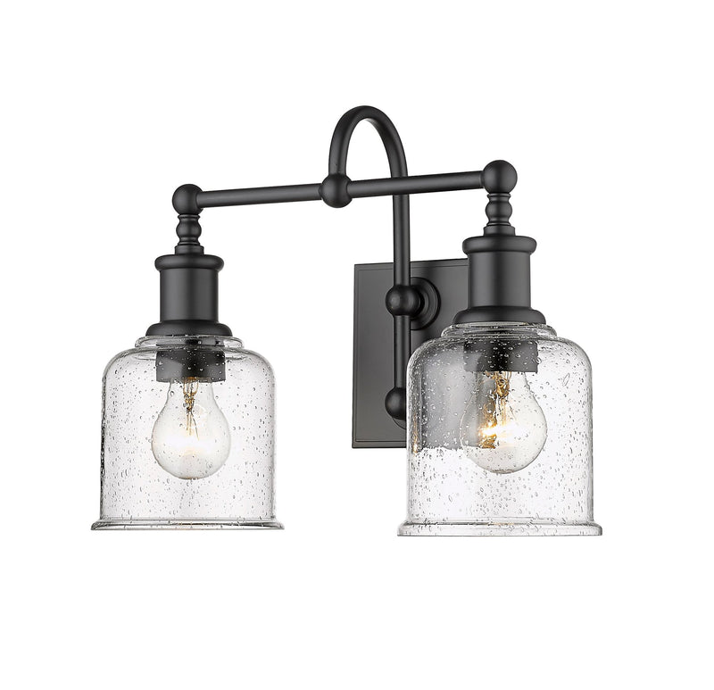 Bryant 2 Light 16" Vanity in Matte Black