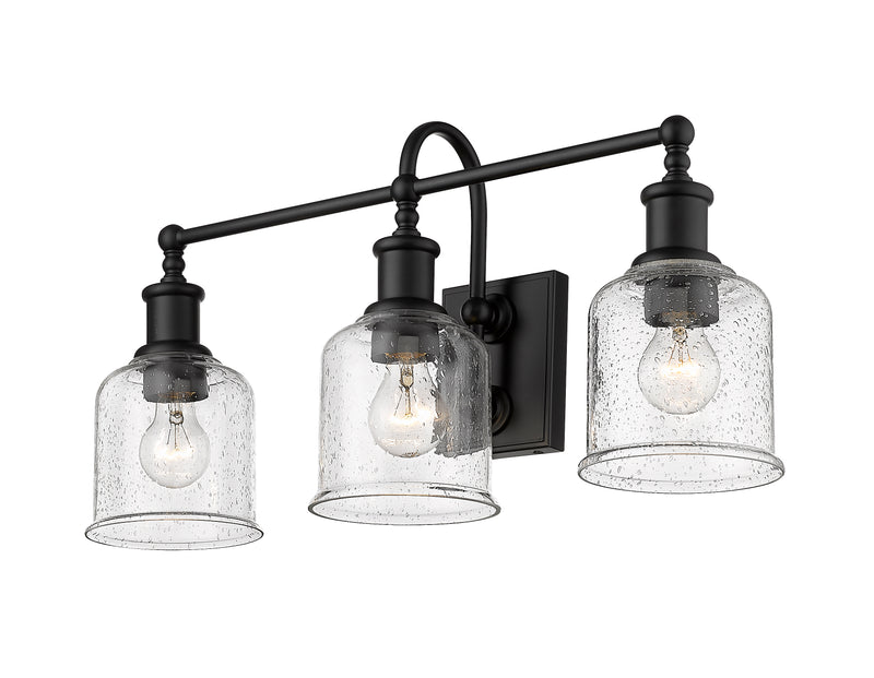 Bryant 3 Light 24" Vanity in Matte Black