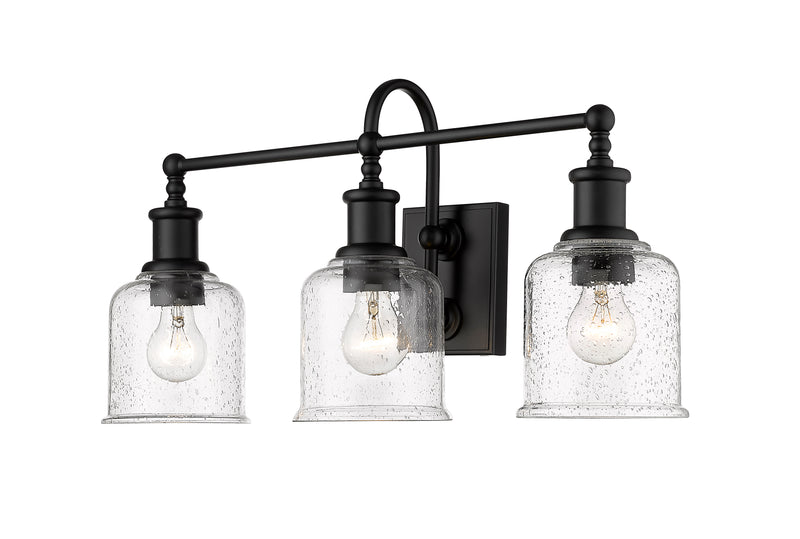 Bryant 3 Light 24" Vanity in Matte Black