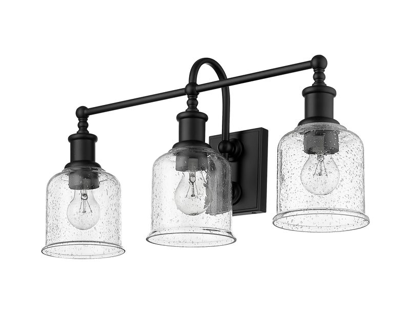 Bryant 3 Light 24" Vanity in Matte Black