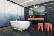 Bryant 4 Light 32" Vanity in Brushed Nickel in a room setting
