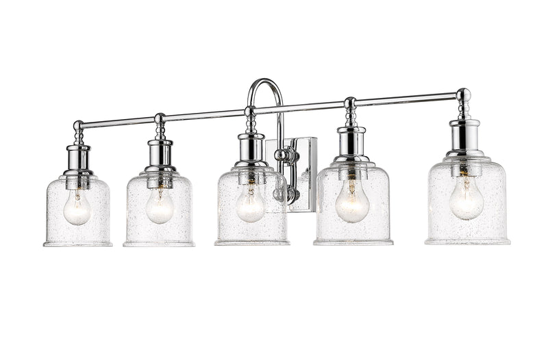 Bryant 5 Light 40.5" Vanity in Chrome