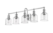 Bryant 5 Light 40.5" Vanity in Chrome
