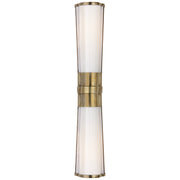 Carew Two Light Wall Sconce in Antique-Burnished Brass