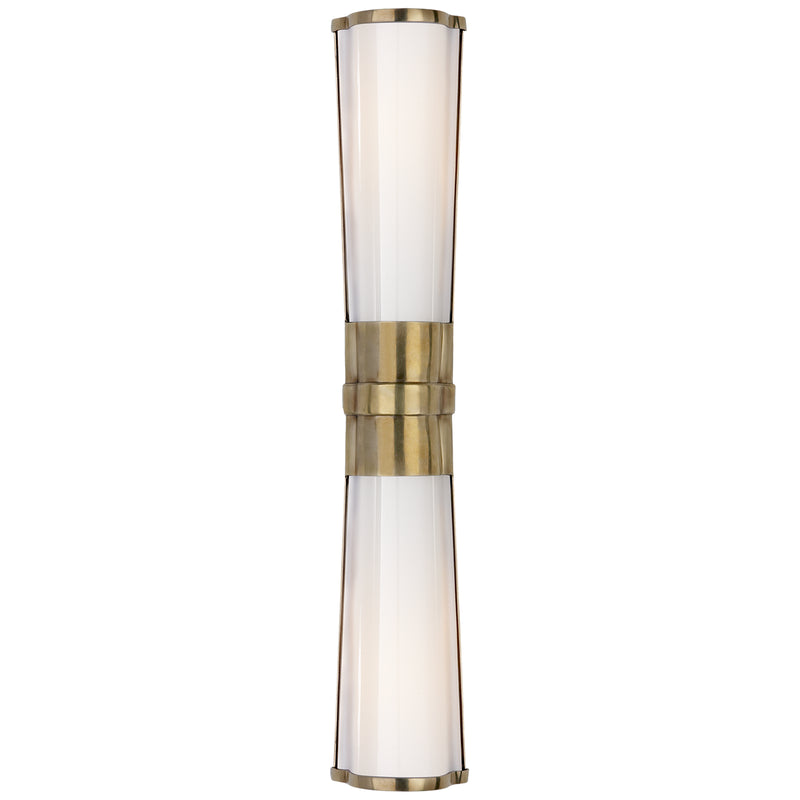 Carew Two Light Wall Sconce in Antique-Burnished Brass