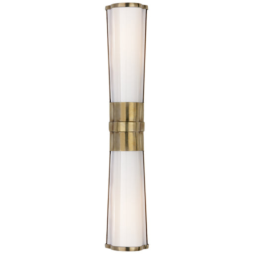 Carew Two Light Wall Sconce in Antique-Burnished Brass