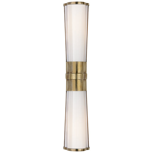 Carew Two Light Wall Sconce in Antique-Burnished Brass