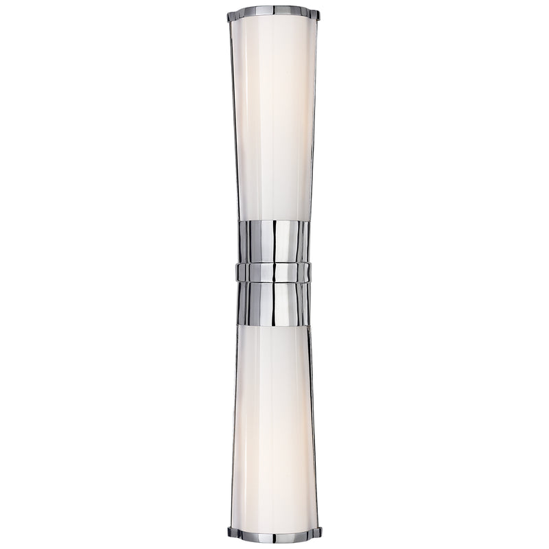 Carew Two Light Wall Sconce in Polished Nickel