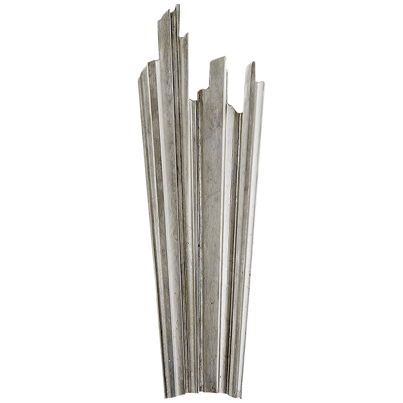 Claymore 25" 2-Light Wall Sconce in Burnished Silver Leaf
