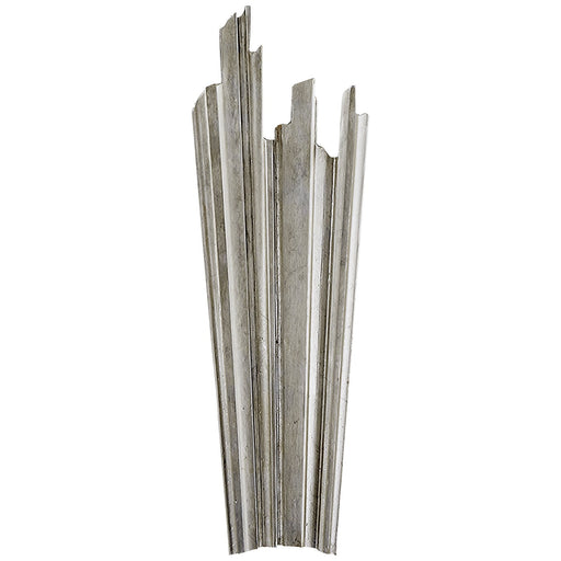 Claymore 25" 2-Light Wall Sconce in Burnished Silver Leaf