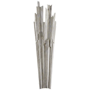 Claymore Two Light Wall Sconce in Burnished Silver Leaf