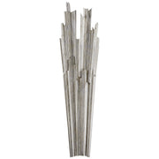 Claymore Tall 38.5" 2-Light Wall Sconce in Burnished Silver Leaf