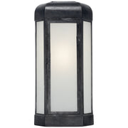 Dublin One Light Wall Sconce in Aged Iron