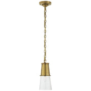 Robinson Small Pendant in Hand-Rubbed Antique Brass