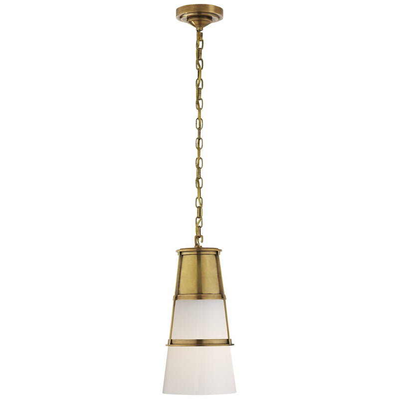 Robinson Medium Pendant in Hand-Rubbed Antique Brass