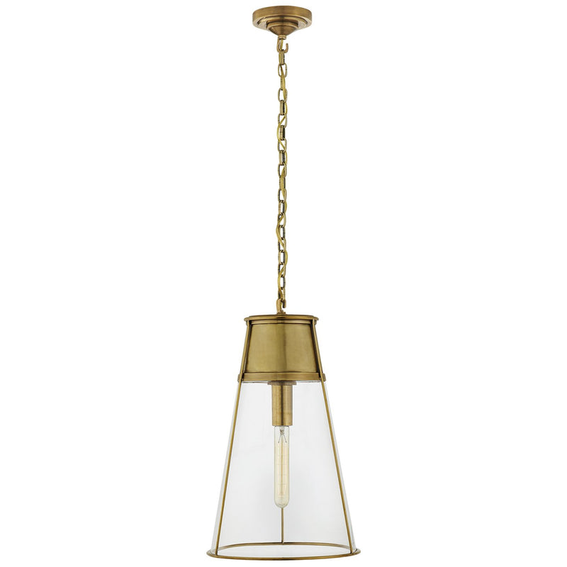 Robinson Large Pendant in Hand-Rubbed Antique Brass