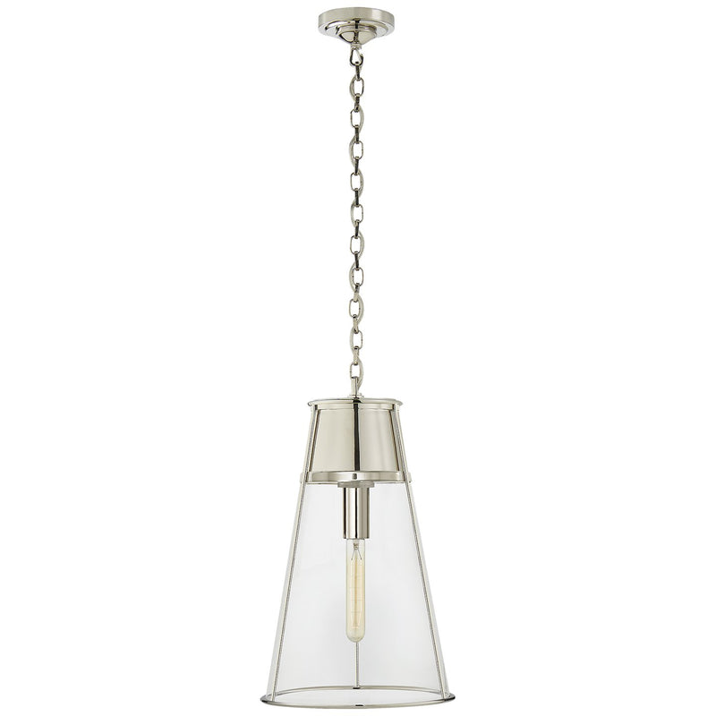 Robinson Large Pendant in Polished Nickel