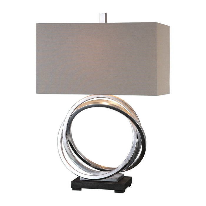 Uttermost's Soroca Silver Rings Lamp Designed by Billy Moon - Lamps Expo