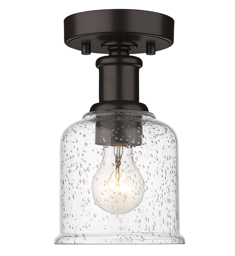 Bryant 1 Light 5.5" Flush Mount in Bronze