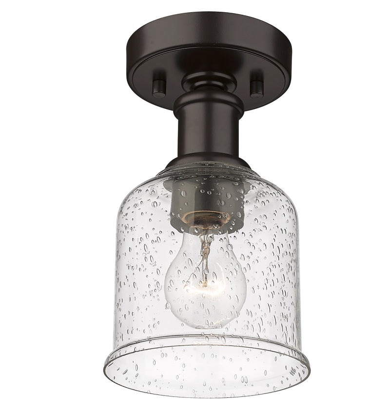 Bryant 1 Light 5.5" Flush Mount in Bronze