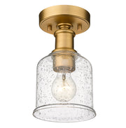 Bryant 1 Light 5.5" Flush Mount in Heritage Brass
