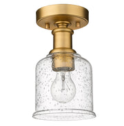 Bryant 1 Light 5.5" Flush Mount in Heritage Brass