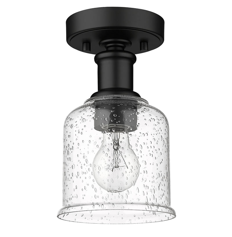 Bryant 1 Light 5.5" Flush Mount in Matte Black