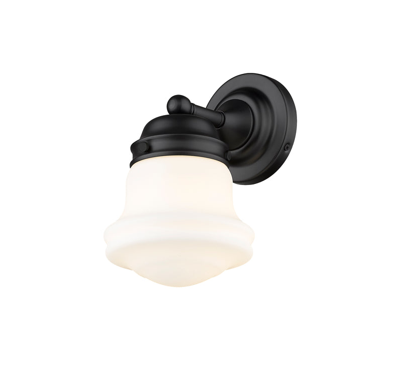 Vaughn 1 Light 6" Wall Sconce in Matte Black