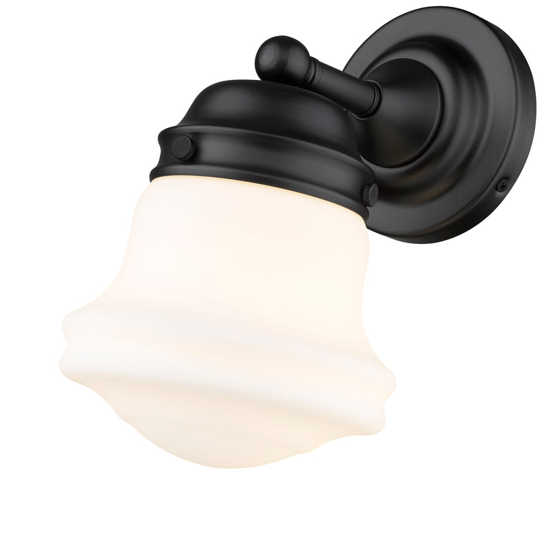 Vaughn 1 Light 6" Wall Sconce in Matte Black