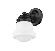 Vaughn 1 Light 6" Wall Sconce in Matte Black