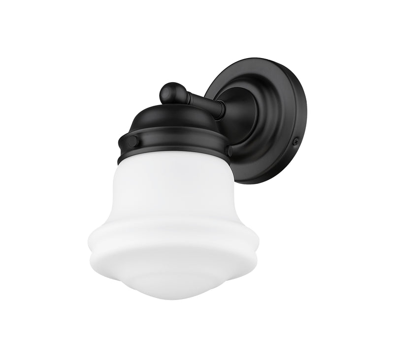 Vaughn 1 Light 6" Wall Sconce in Matte Black
