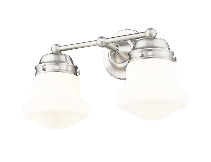 Vaughn 2 Light 15.5" Vanity in Brushed Nickel