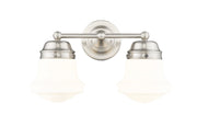 Vaughn 2 Light 15.5" Vanity in Brushed Nickel